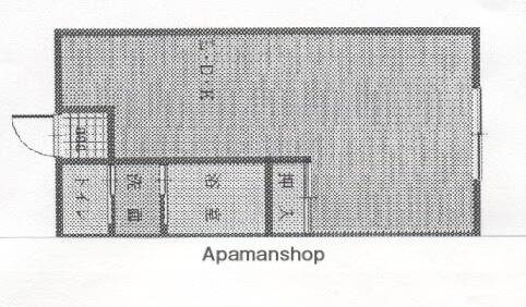 アイリス和賀(ワンルーム/2階)の間取り写真