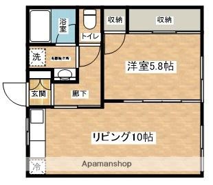 アースコート(1LDK/2階)の間取り写真