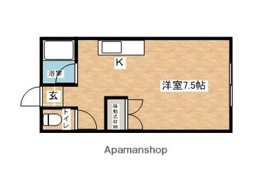 サンパティ駅前通(ワンルーム/2階)の間取り写真