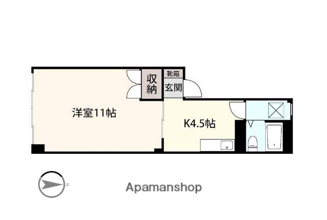 アシスト第11秋田マンション(1K/2階)の間取り写真