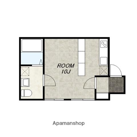 ザ・アパートメントSJ(ワンルーム/2階)の間取り写真