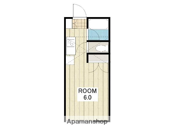 レグルスシティ(ワンルーム/1階)の間取り写真