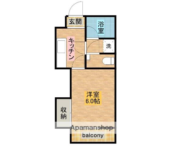 朝日プラザエザース欅通(1K/10階)の間取り写真