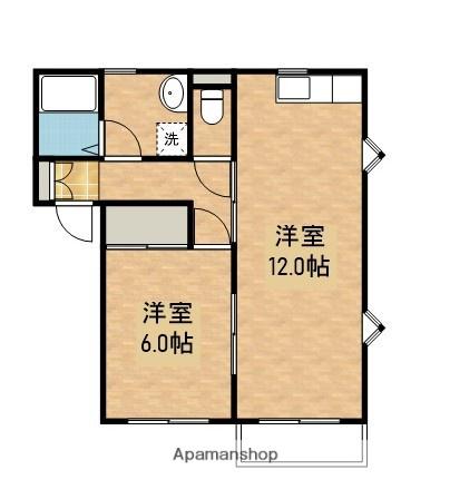 フェアステージ港北(1LDK/1階)の間取り写真