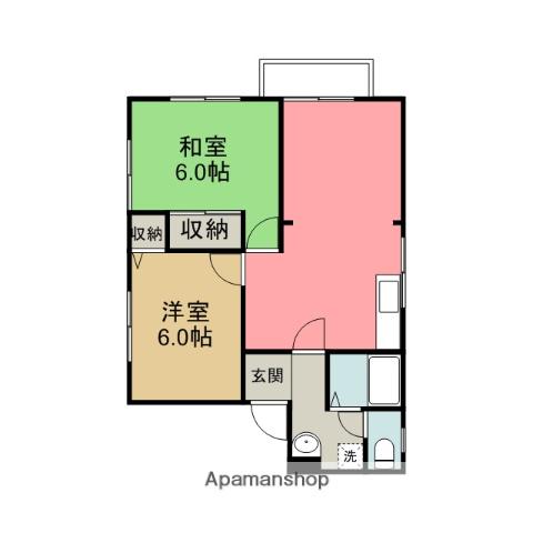 フェアステージビッグホリデー(2LDK/1階)の間取り写真