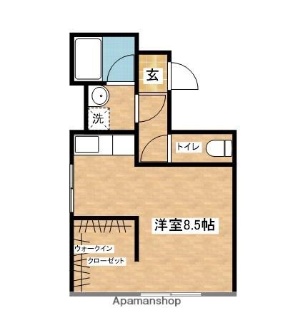 はりまビル(ワンルーム/2階)の間取り写真