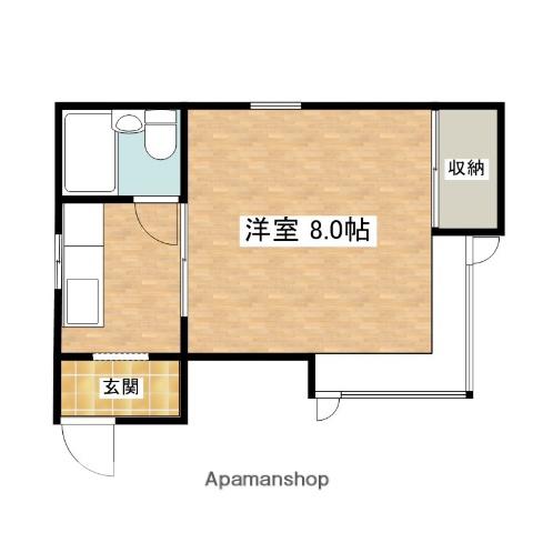 メイフラワーハイツ(1K/2階)の間取り写真