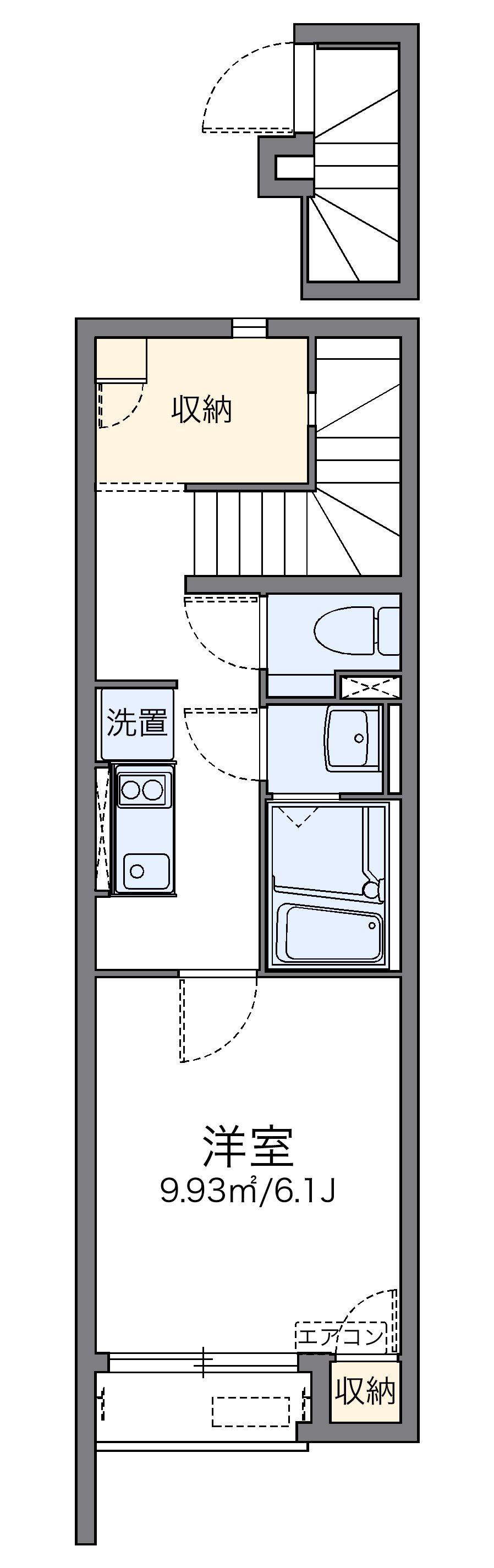レオネクスト菊華(1K/2階)の間取り写真