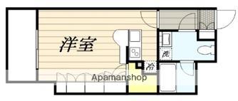 FLAT AKITA(1K/14階)の間取り写真