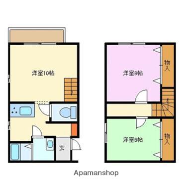 ＭＡＳＴＥＲＰＩＥＣＥ　Ｍ．Ｃ．６(2LDK)の間取り写真
