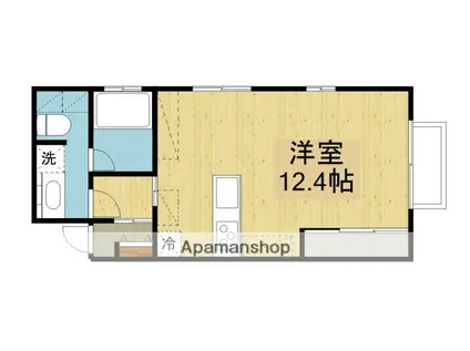 AMA 八橋Ⅱ(ワンルーム/2階)の間取り写真