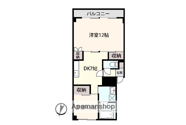 アシスト第10秋田マンション(2DK/2階)の間取り写真