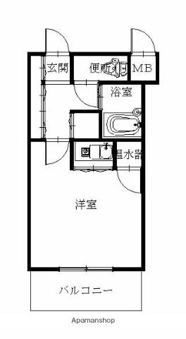 トーカンキャステール山王(ワンルーム/9階)の間取り写真