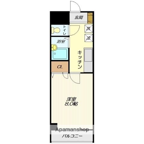 FORYOU37(1K/3階)の間取り写真