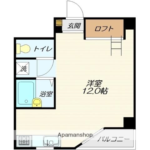 セントラルコーポ大築(ワンルーム/4階)の間取り写真