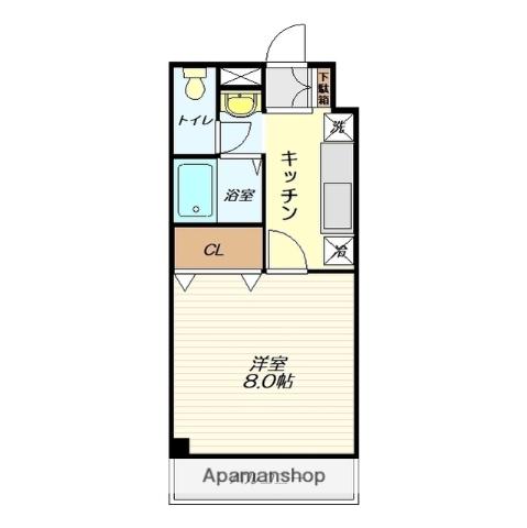 ライフステージIZUMI(1K/1階)の間取り写真