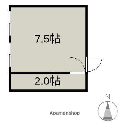 サンコーポ(2R/1階)の間取り写真