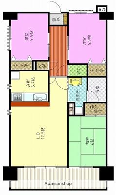 センターピース古河(3LDK/1階)の間取り写真