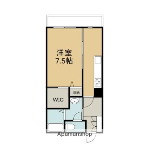 エルズ・ガーデン(1K/2階)の間取り写真