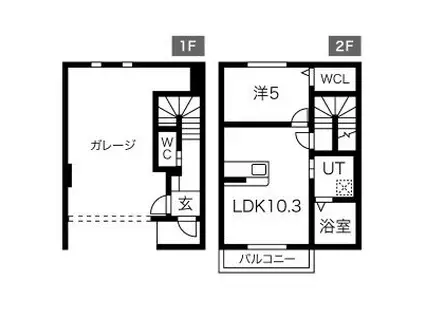 STYLE BASE(1LDK)の間取り写真