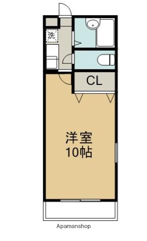 エクセレント 7(1K/1階)の間取り写真