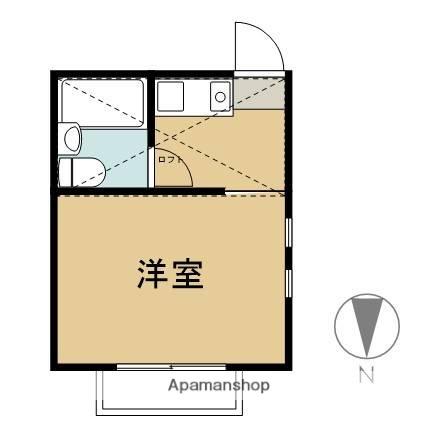 アークエステート18(1K/2階)の間取り写真