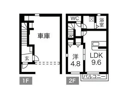 ＣＡＳＡ　Ｇ(1LDK)の間取り写真