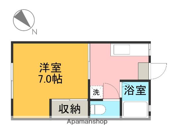 ジュネスメゾン(1K/1階)の間取り写真