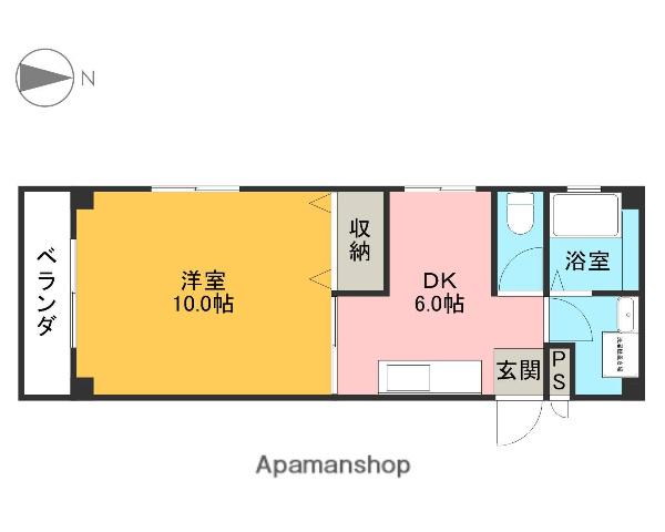 コーポレーションTM(1DK/2階)の間取り写真