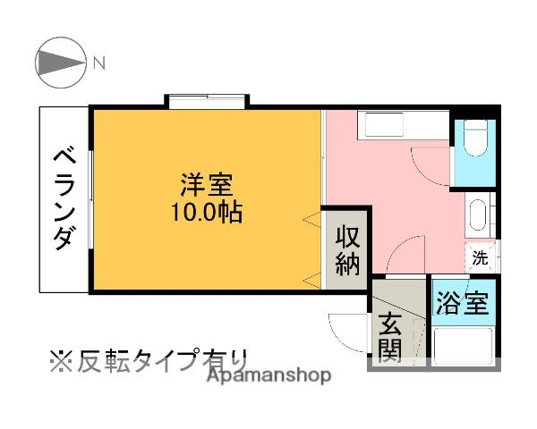 メゾン・パッサージュA(1K/2階)の間取り写真