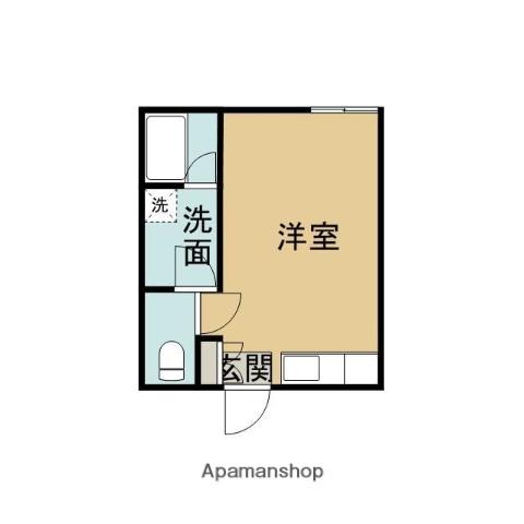 グランルージュ(ワンルーム/1階)の間取り写真