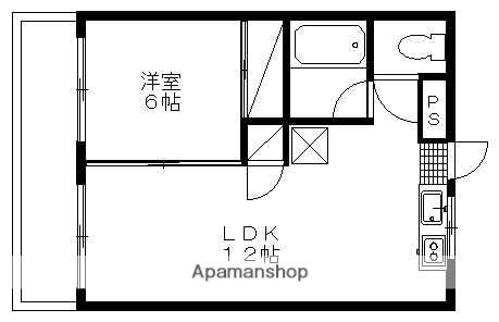メゾンドココ(1LDK/1階)の間取り写真