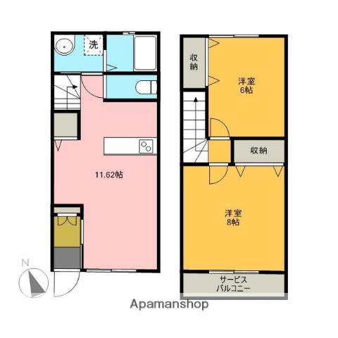 サンクレスト(2LDK/1階)の間取り写真