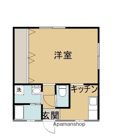 ハイツブルーバード(1K/3階)の間取り写真