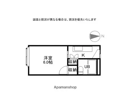 アリス東小泉第1(1K/1階)の間取り写真