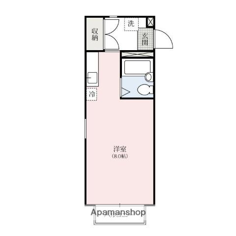 エステートピア21(1K/2階)の間取り写真