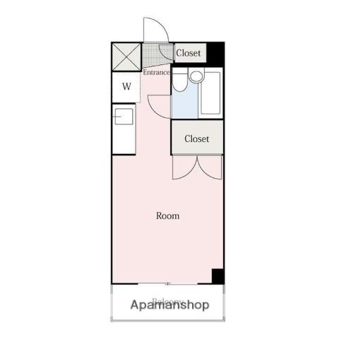 エトワール高砂(ワンルーム/8階)の間取り写真