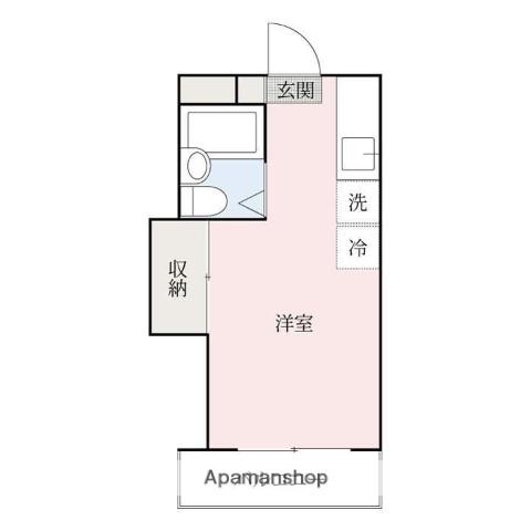 ハイツハナミズキ(ワンルーム/3階)の間取り写真