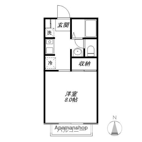 PCパレス(1K/1階)の間取り写真