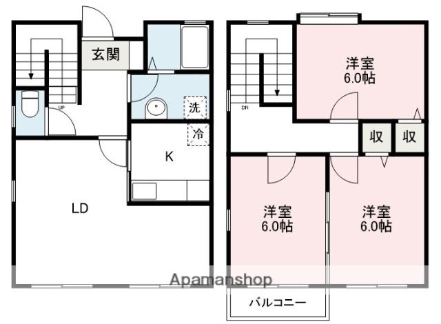 パレス・ルイーレ(3LDK)の間取り写真
