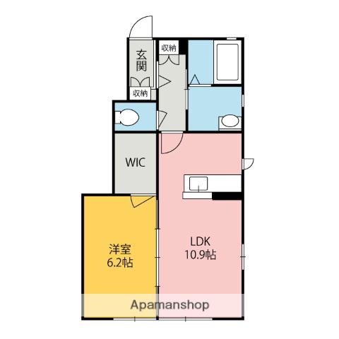 グランスクエアABC(1LDK/1階)の間取り写真