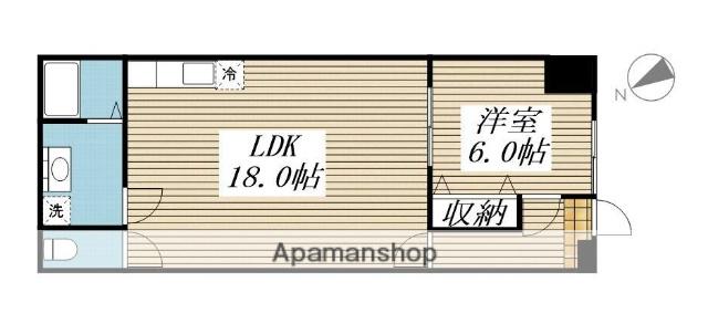 ジョリメゾン(1LDK/1階)の間取り写真