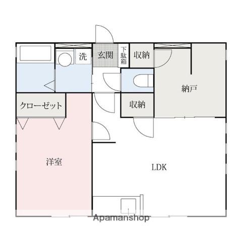 上毛電気鉄道上毛線 大胡駅 徒歩15分 2階建 築19年(1SLDK/2階)の間取り写真