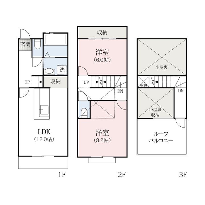 アイ・ステーション大手町(2LDK/1階)の間取り写真