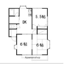 パールヒルズK-Ⅱ(3DK/1階)の間取り写真