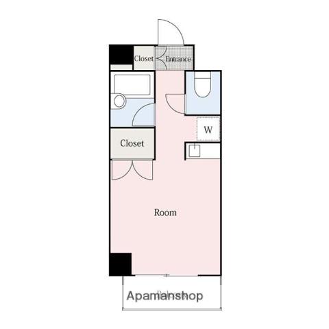 エトワール高砂(ワンルーム/7階)の間取り写真