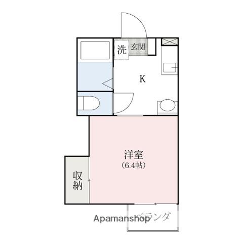 プチメゾンAZUMA(1K/1階)の間取り写真
