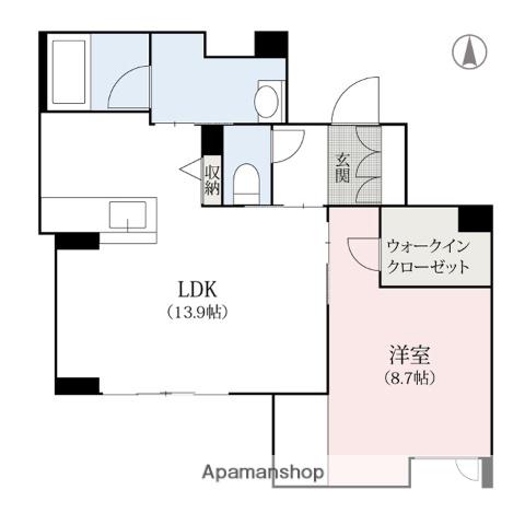 アートウェイ・レジデンス鶴見町(1LDK/1階)の間取り写真