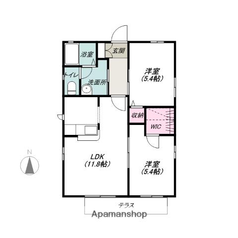 上信電鉄上信線 上州一ノ宮駅 徒歩24分 1階建 築22年(2LDK)の間取り写真