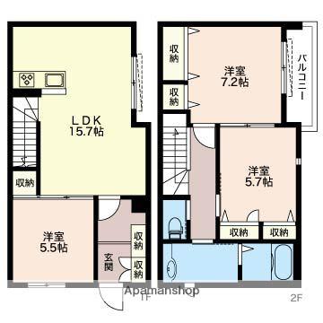 モノリス(3LDK/1階)の間取り写真
